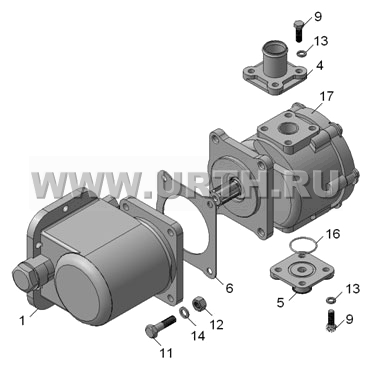 5511-4202005-20 Коробки отбора мощности с насосом
